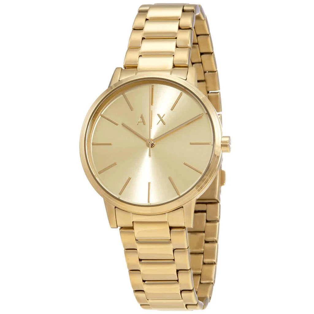 商品Armani Exchange|Armani Exchange Cayde Quartz Gold Dial Mens Watch AX2707,价格¥775,第1张图片