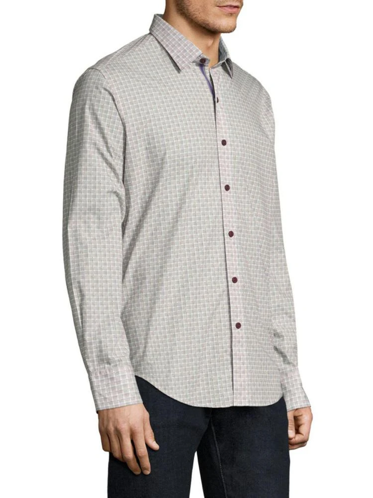 商品Robert Graham|Textured Cotton Casual Button-Down Shirt,价格¥442,第3张图片详细描述