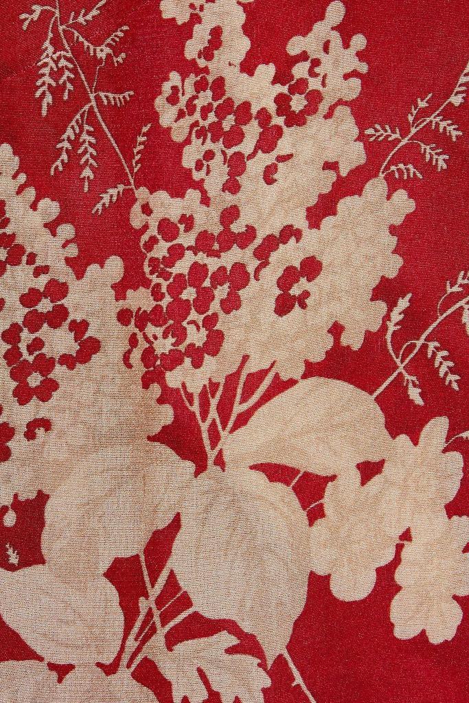商品RED Valentino|Chantilly lace-paneled floral-print silk crepe de chine midi dress,价格¥4891,第6张图片详细描述