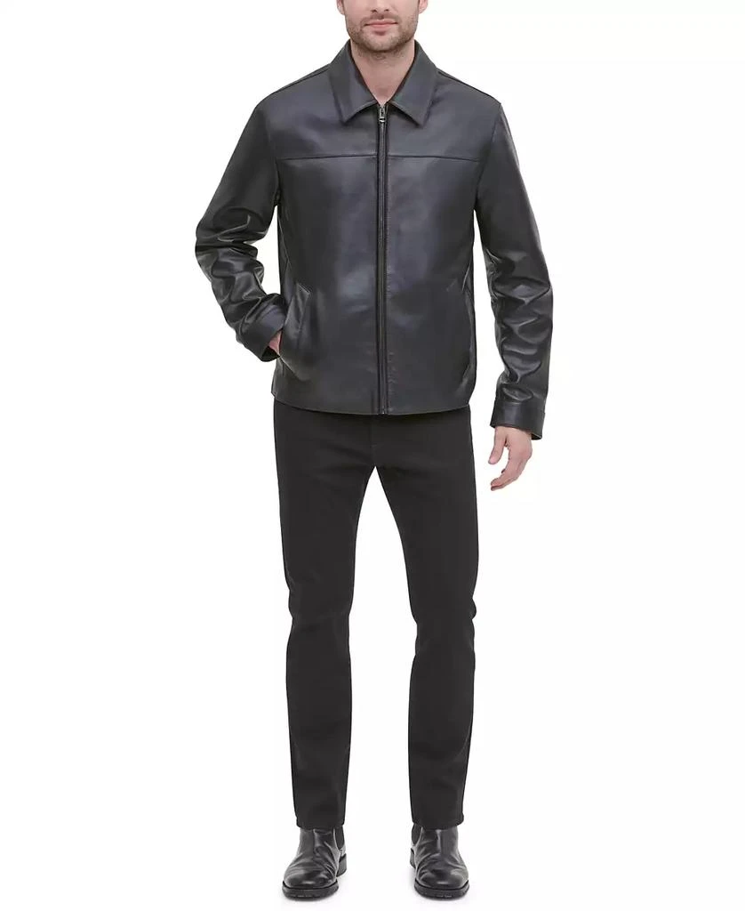 商品Cole Haan|Men's Leather Jacket, Created for Macy's,价格¥1802,第1张图片