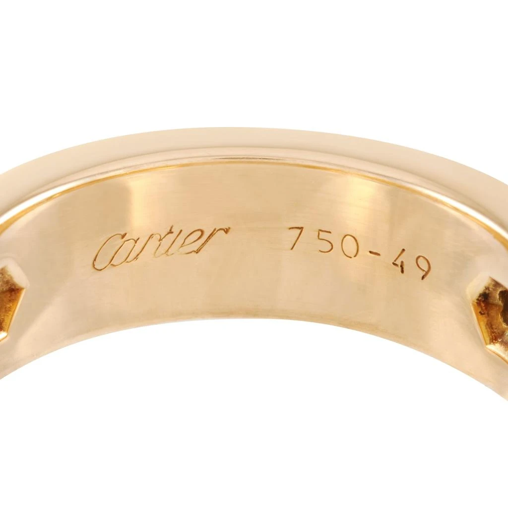 商品[二手商品] Cartier|Cartier LOVE 18K Yellow Gold 3 Diamond Band Ring,价格¥15502,第4张图片详细描述