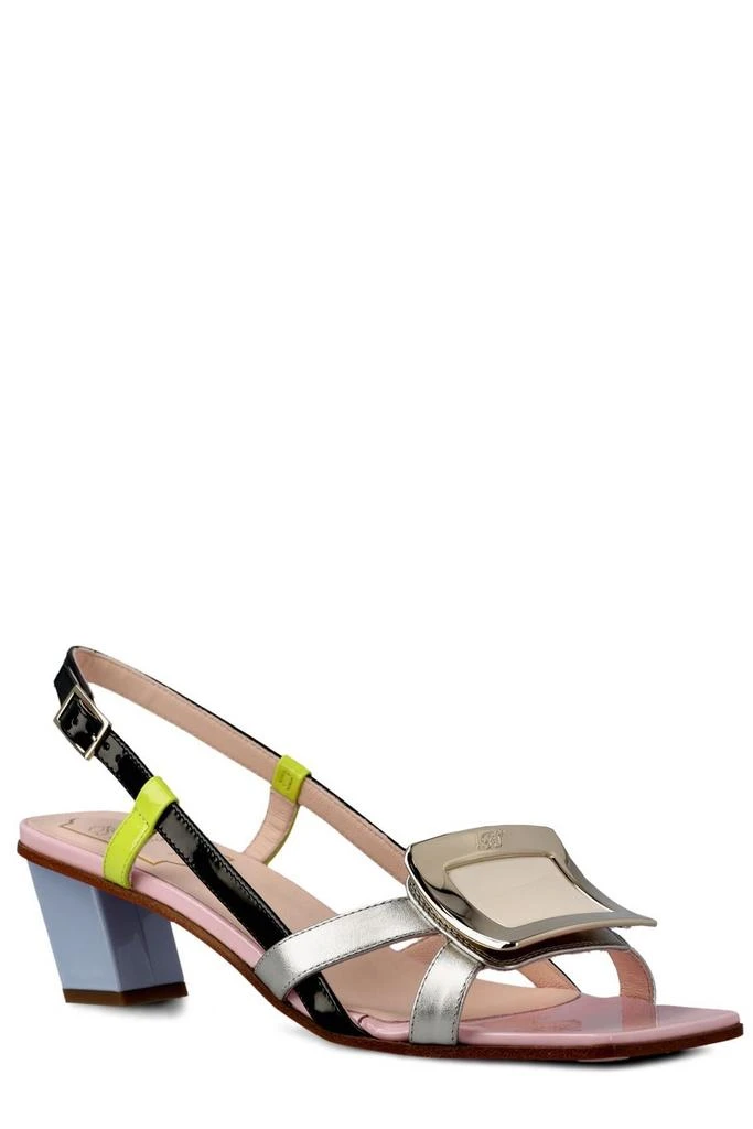 商品Roger Vivier|Roger Vivier Belle Vivier Slingback Sandals,价格¥4514,第2张图片详细描述