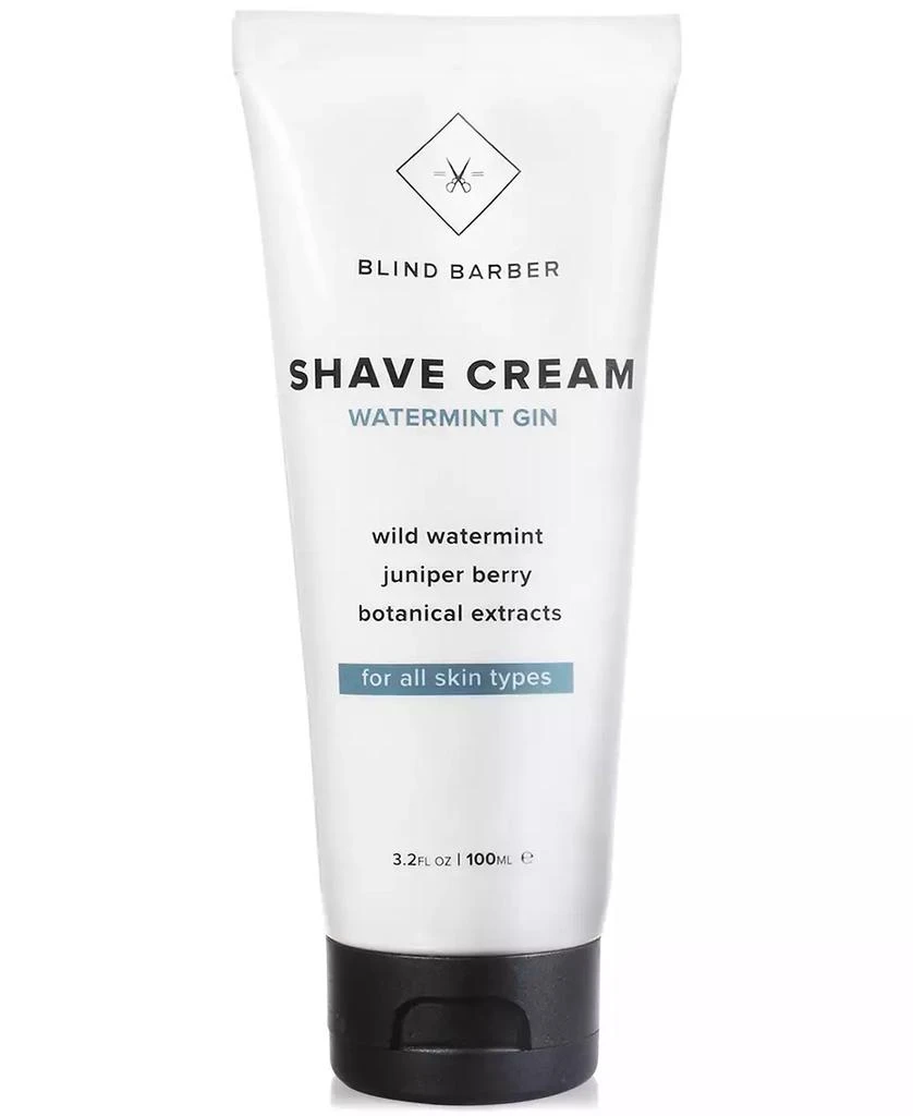 商品Blind Barber|Watermint Gin Shave Cream, 3.2-oz.,价格¥135,第1张图片