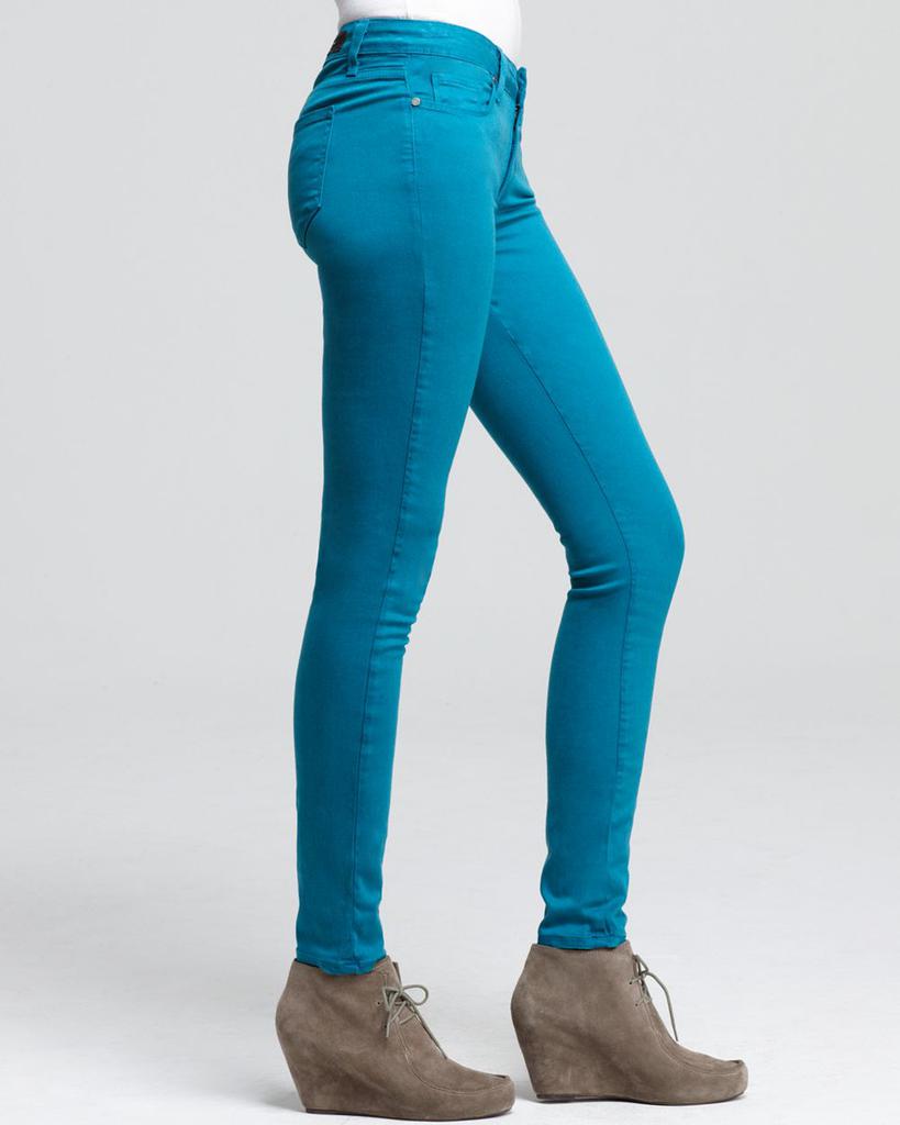Jeans - Verdugo Legging in Teal商品第2张图片规格展示