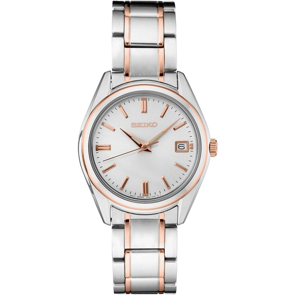 商品Seiko|Women's Essentials Two-Tone Stainless Steel Bracelet Watch 36mm,价格¥1644,第1张图片
