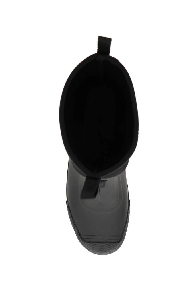 商品Burberry|Burberry rubber and neoprene rain boots,价格¥4466,第2张图片详细描述