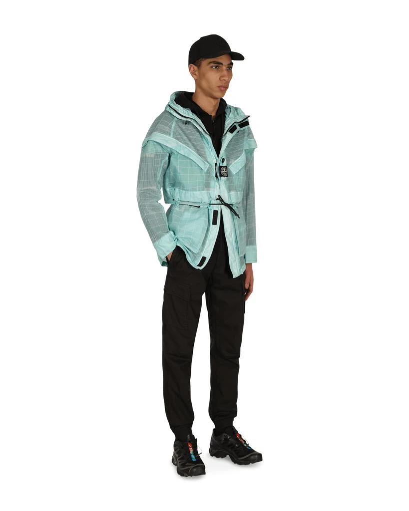 商品Stone Island|Reflective Grid On Lamy-TC Jacket Green,价格¥5724,第4张图片详细描述