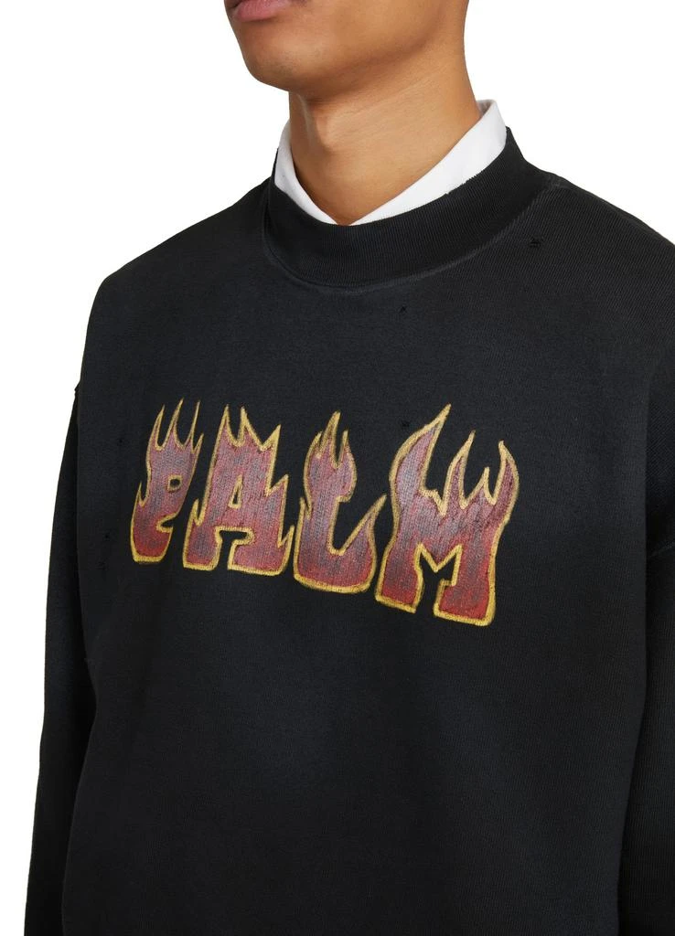 商品Palm Angels|火焰标识圆领复古衬衫,价格¥2048,第4张图片详细描述