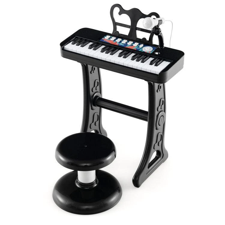 商品Hivvago|Kids Piano Keyboard 37-Key Kids Toy Keyboard Piano with Microphone for 3+ Kids,价格¥546,第1张图片