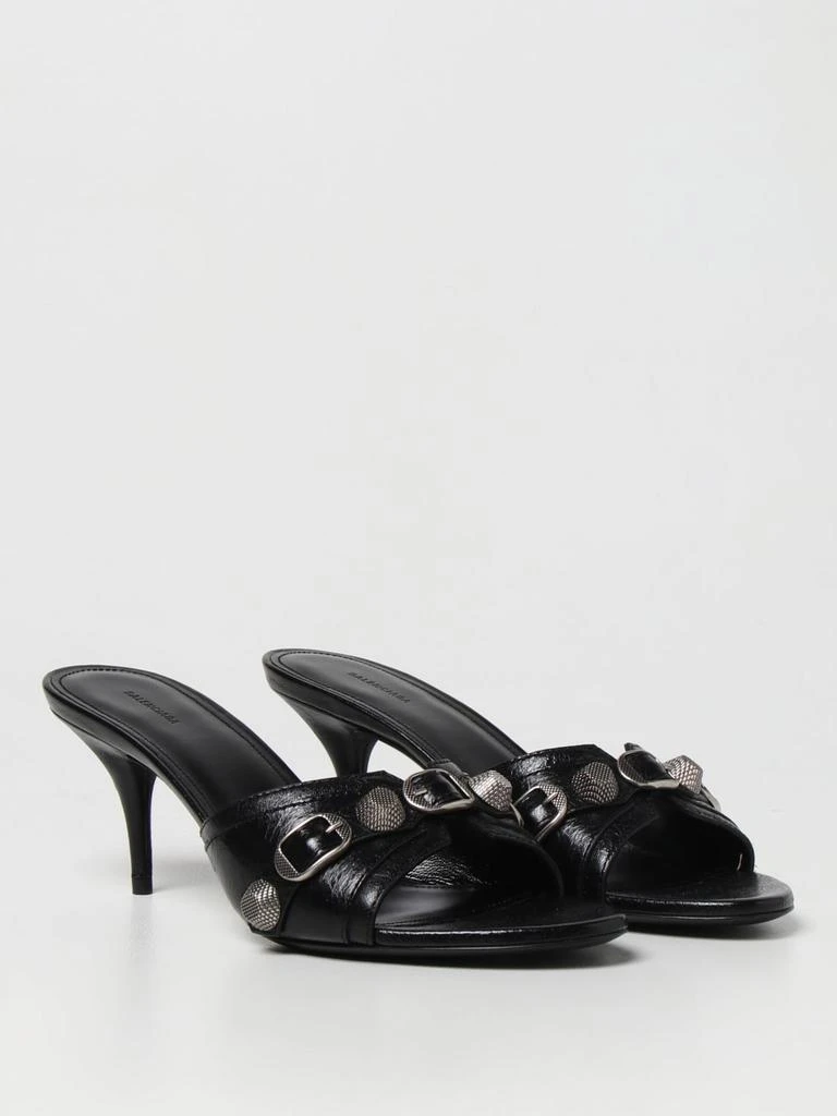 商品Balenciaga|Balenciaga Cagole leather mules,价格¥5373,第2张图片详细描述