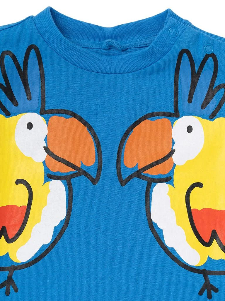 商品Stella McCartney|Parrot Print Organic Cotton T-shirt,价格¥316,第1张图片详细描述