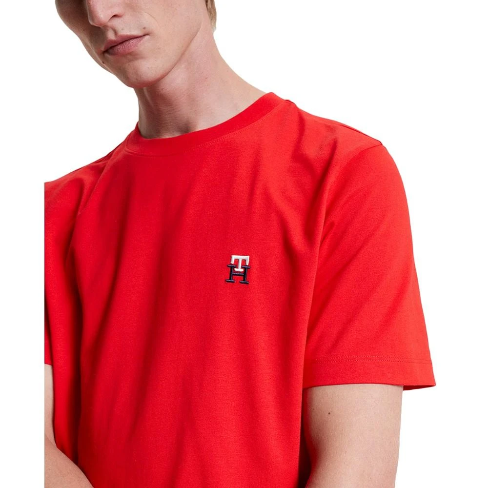 商品Tommy Hilfiger|Men's Regular-Fit Monogram T-Shirt,价格¥148,第4张图片详细描述