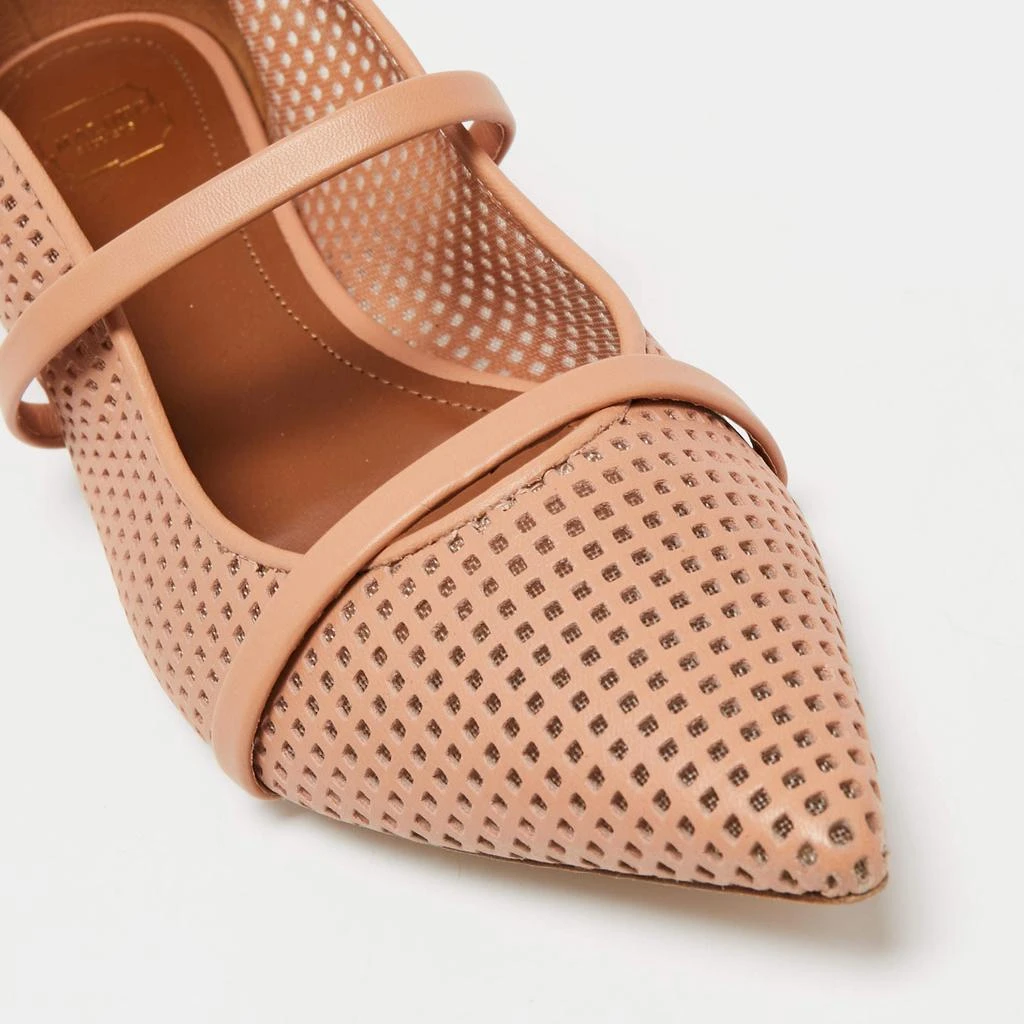 Malone Souliers Beige Perforated Leather Maureen Ballet Flats Size 36.5 商品