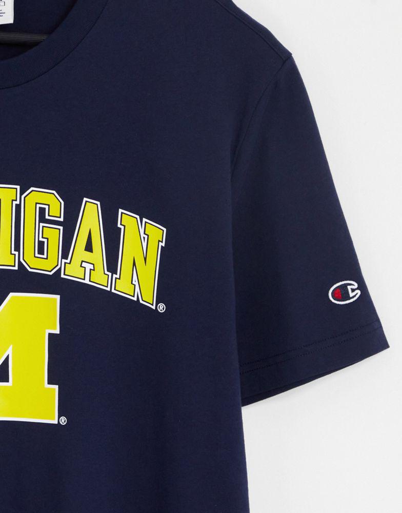 Champion Michigan collegiate t-shirt in grey商品第2张图片规格展示