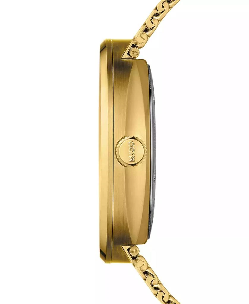 商品MIDO|Men's Swiss Automatic Commander II Cosc Gold-Tone PVD Stainless Steel Bracelet Watch 42mm,价格¥11397,第2张图片详细描述