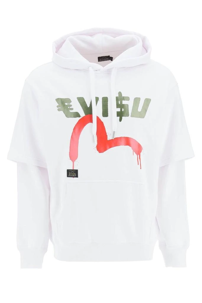 商品Evisu|Evisu X Sfera Ebbasta Printed Drawstring Hoodie,价格¥833,第1张图片