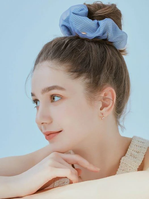 商品J.ESTINA|IU SCRUNCHIE - BLUEMING (JALJHS1BS807FA000),价格¥427,第2张图片详细描述
