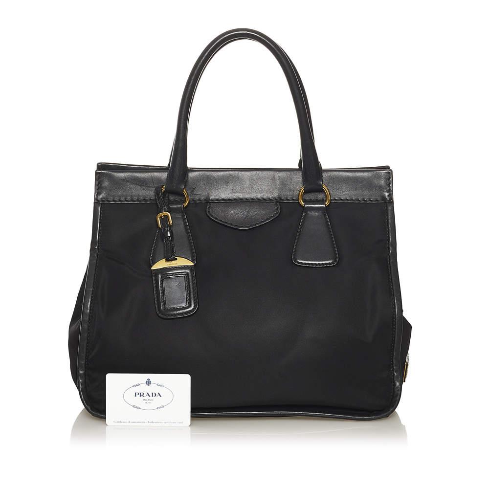 Prada Black Tessuto Shoulder Bag商品第9张图片规格展示