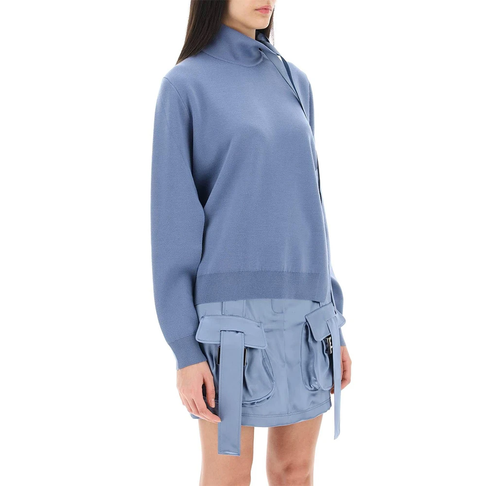 FENDI 蓝色女士针织衫/毛衣 FZX972-ANJK-F1KE5 商品