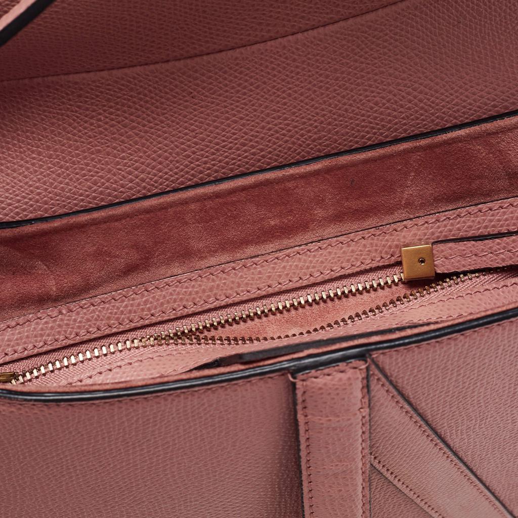 Dior Pink Leather Saddle Shoulder Bag商品第7张图片规格展示