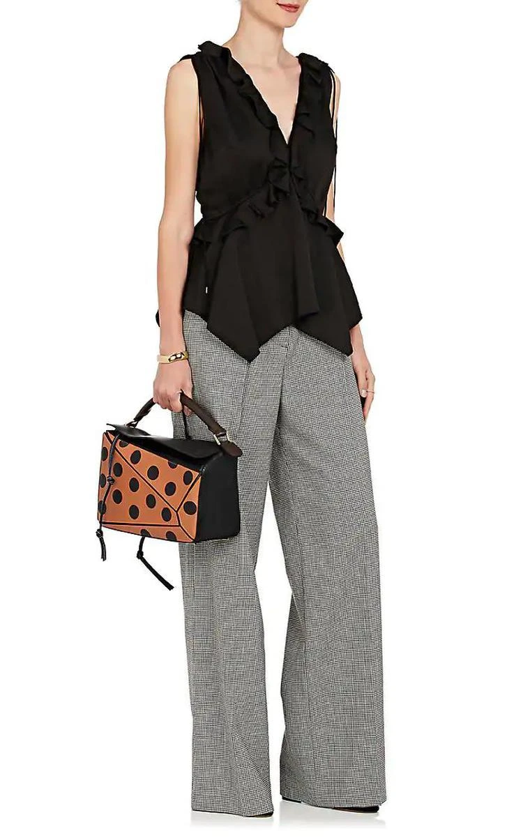 商品Loewe|Puzzle Medium Shoulder Bag,价格¥21197,第2张图片详细描述