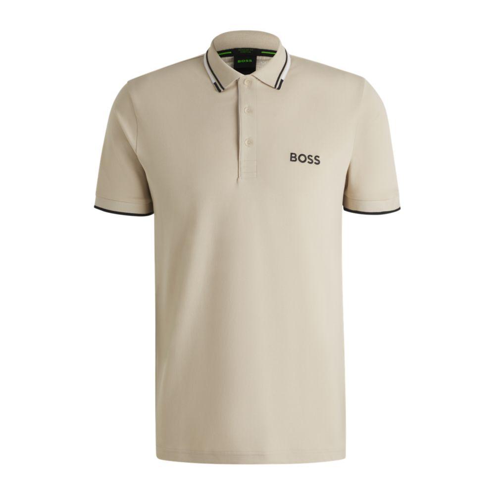 Poloshirt mit kontrastierenden Logos image 2