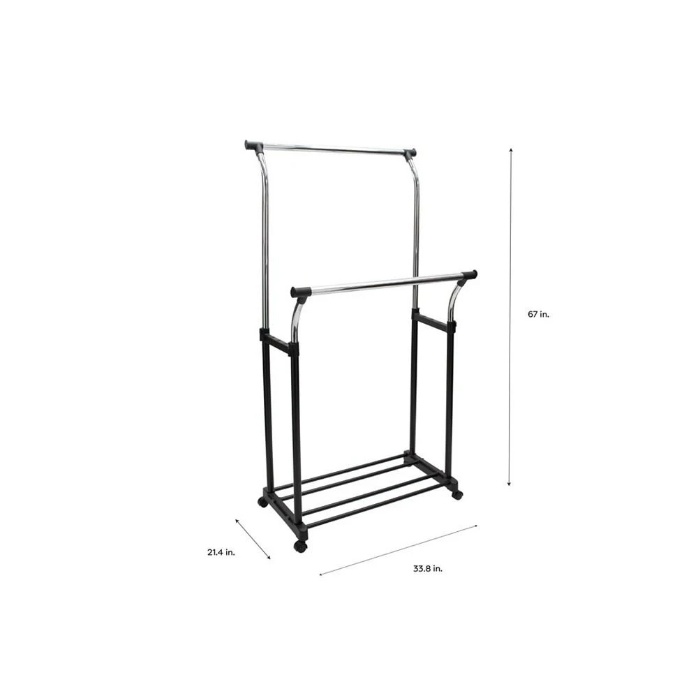 Double Adjustable Garment Rack 商品