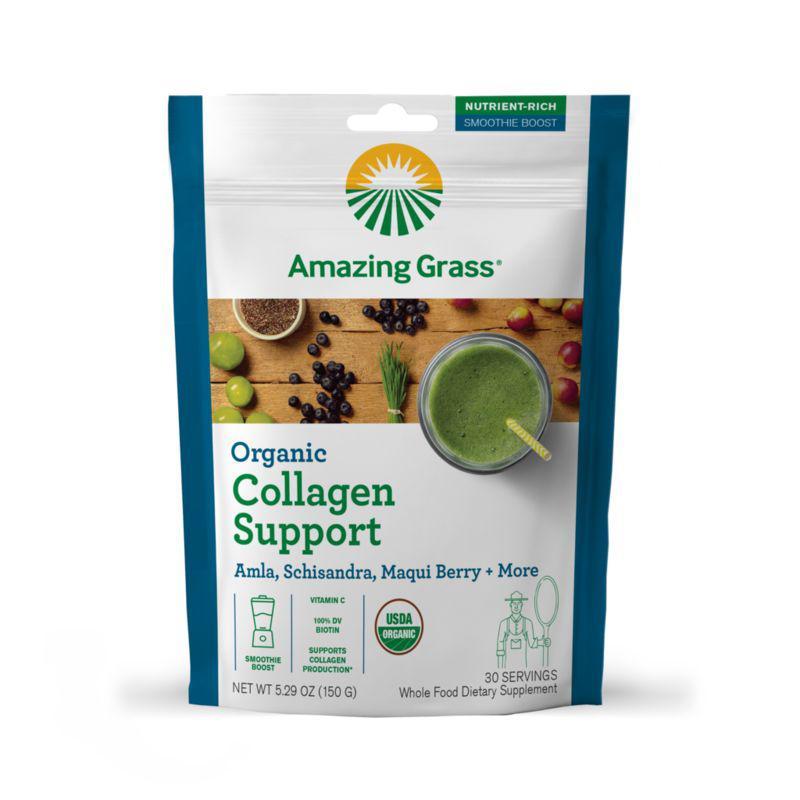 商品Amazing Grass|AMAZING GRASS美国USDA认证胶原蛋白补充青汁粉 150G 有机,价格¥405,第1张图片