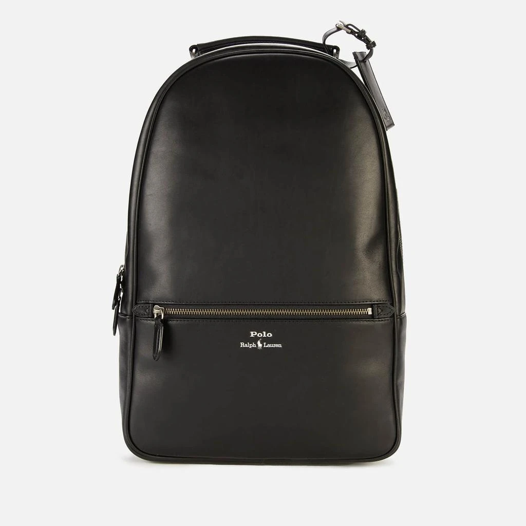 商品Ralph Lauren|Polo Ralph Lauren Men's Smooth Leather Backpack - Black,价格¥2378,第1张图片