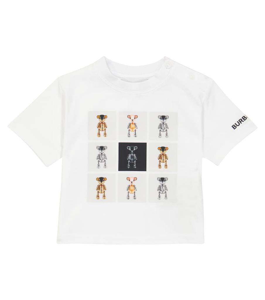 商品Burberry|Baby Thomas Bear棉质T恤,价格¥1182,第1张图片