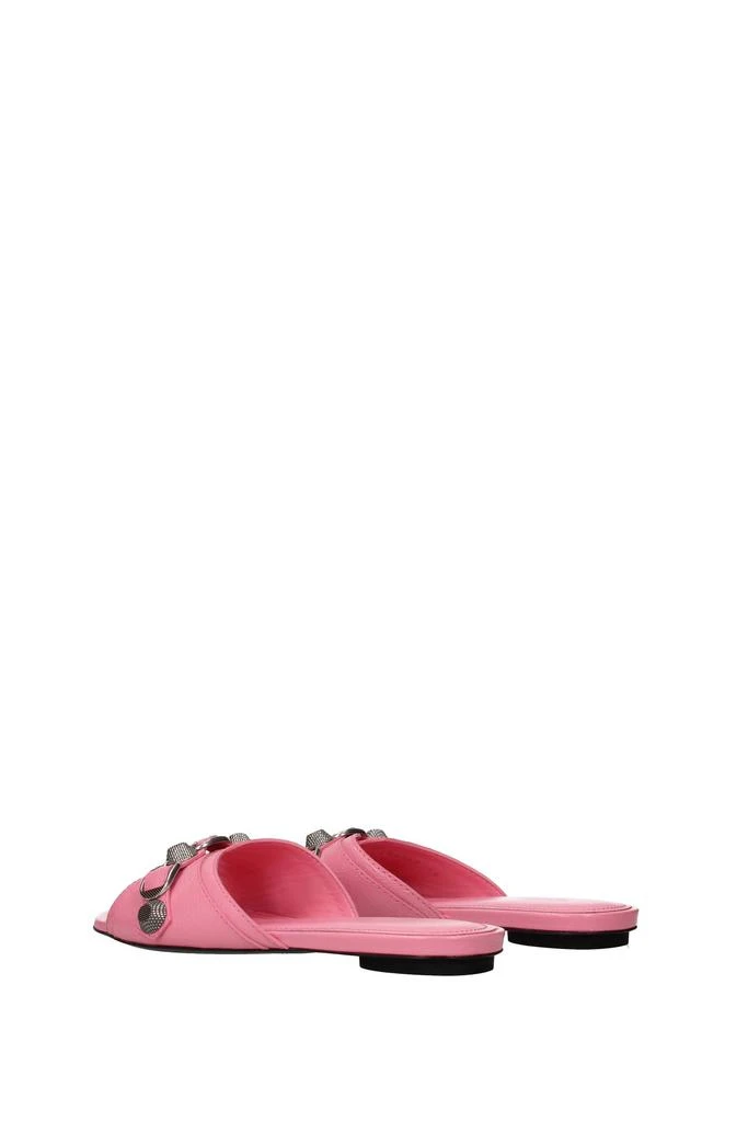 商品Balenciaga|Slippers and clogs Leather Pink Rose Pink,价格¥3823,第4张图片详细描述