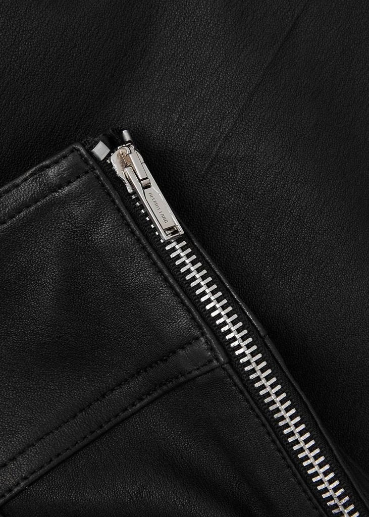 商品Helmut Lang|Black leather bootcut trousers,价格¥9554,第5张图片详细描述