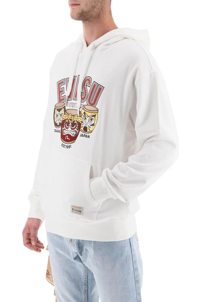 商品Evisu|Hoodie With Embroidery And Print,价格¥929,第4张图片详细描述