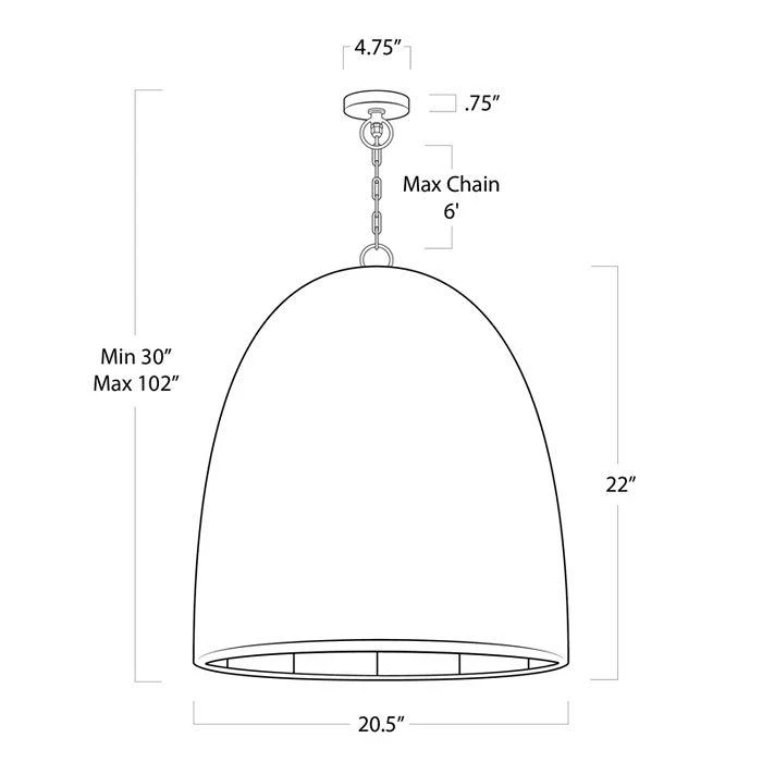 商品Regina Andrew|Coastal Living Beehive Outdoor Pendant, Large,价格¥4672,第3张图片详细描述
