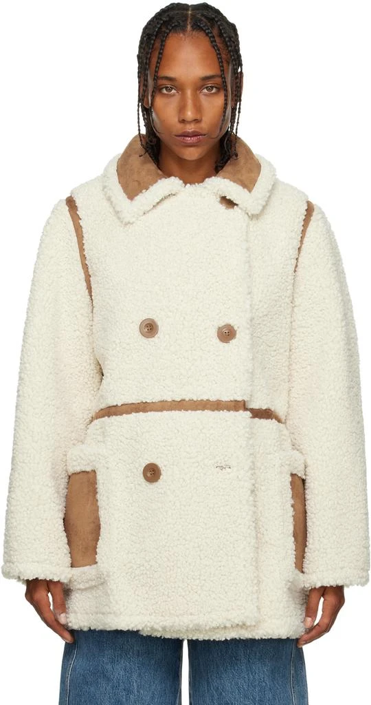 商品STAND STUDIO|Off-White Chloe Faux-Shearling Jacket,价格¥1236,第1张图片