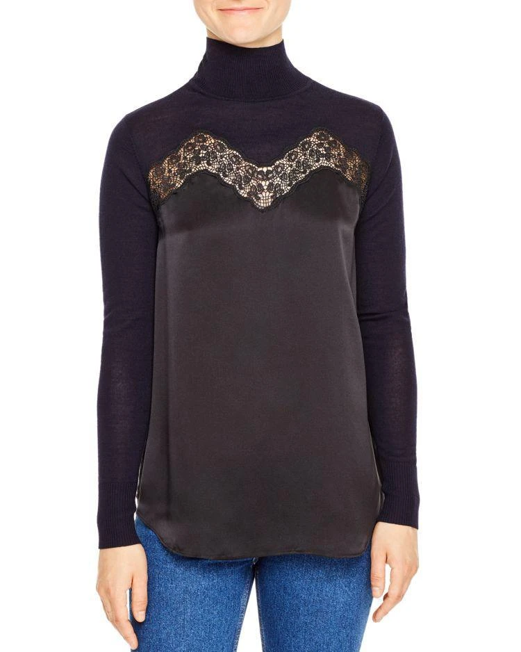 商品Sandro|Prudi Merino Wool Turtleneck Sweater,价格¥1203,第1张图片