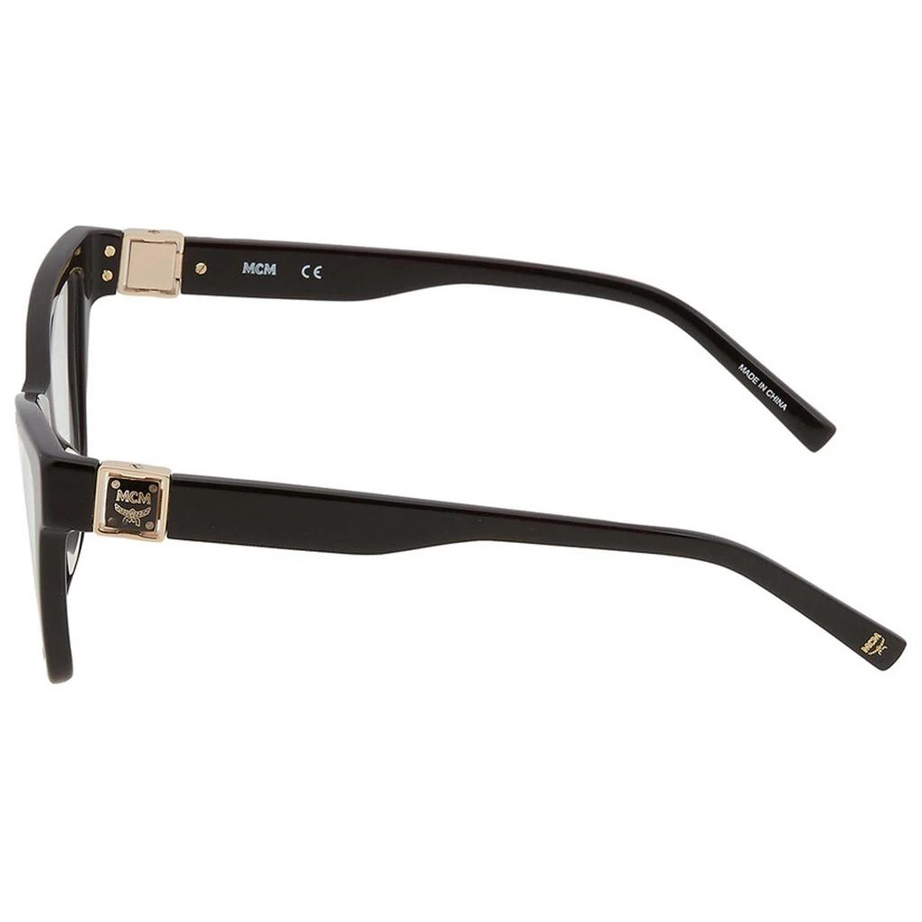 商品MCM|MCM Women's Eyeglasses - Black Square Acetate Frame Clear Demo Lens | MCM2719 001,价格¥376,第3张图片详细描述