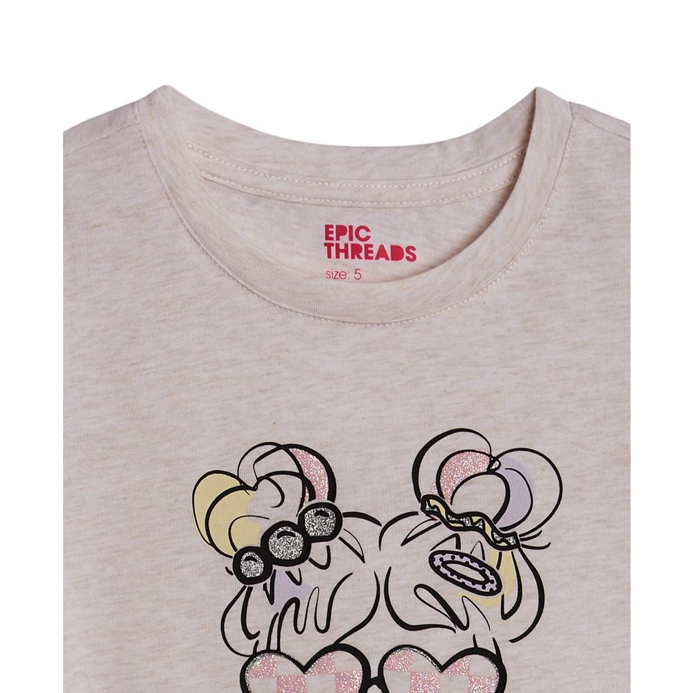 Little Girls Short Sleeve T-shirt, Created For Macy's商品第4张图片规格展示