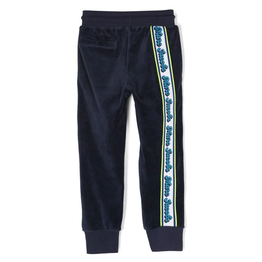 商品Marc Jacobs|Kids Navy Logo Tape Velvet Sweatpants,价格¥359,第2张图片详细描述