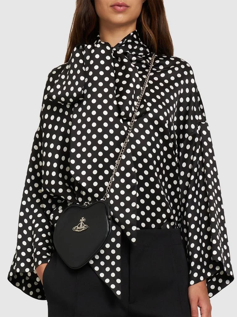 商品Vivienne Westwood|Belle Heart Frame Faux Leather Bag,价格¥2717,第1张图片