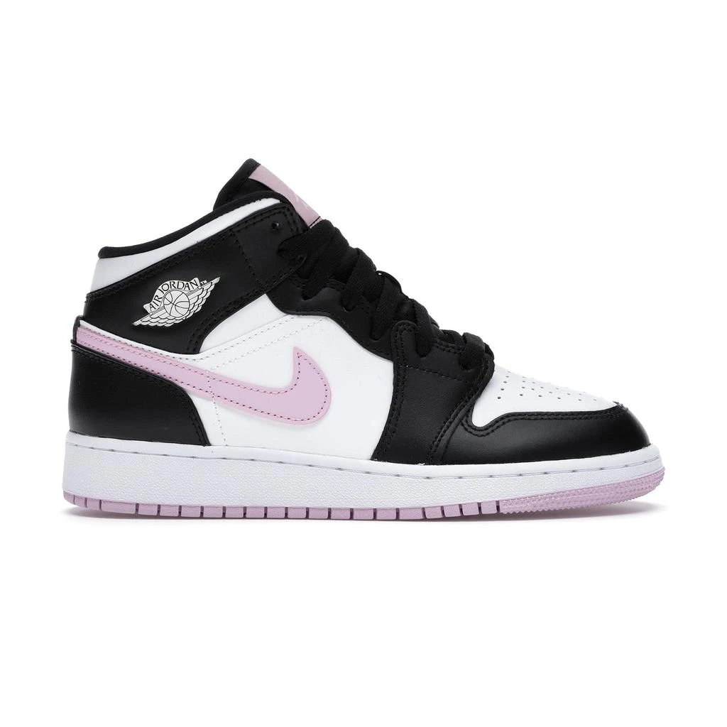 商品Jordan|Air Jordan 1 Mid White Arctic Pink (GS),价格¥2133,第1张图片