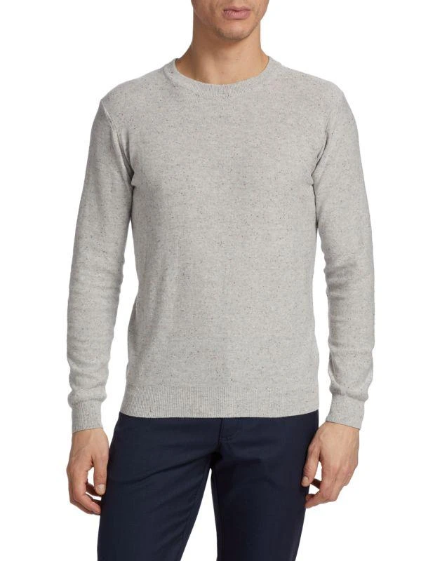 商品Saks Fifth Avenue|Slim Fit Nep Crewneck Sweater,价格¥169,第1张图片