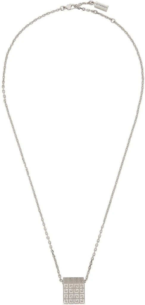 商品Givenchy|Silver G Square Necklace,价格¥1433,第1张图片