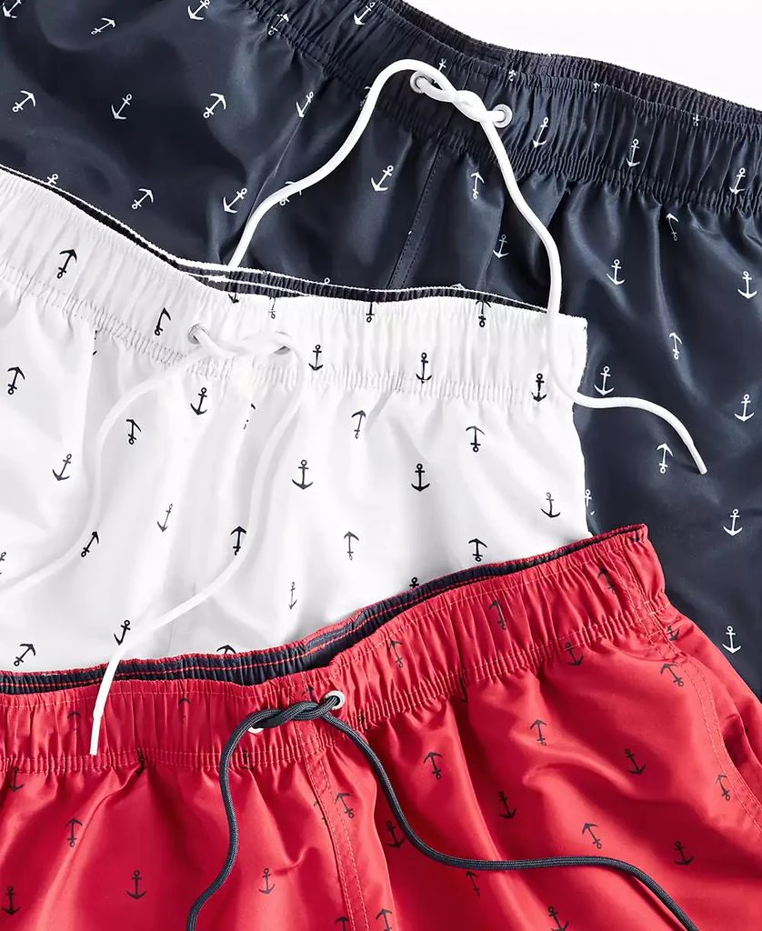 Men's Quick-Dry Anchor-Print 8" Swim Trunks 商品