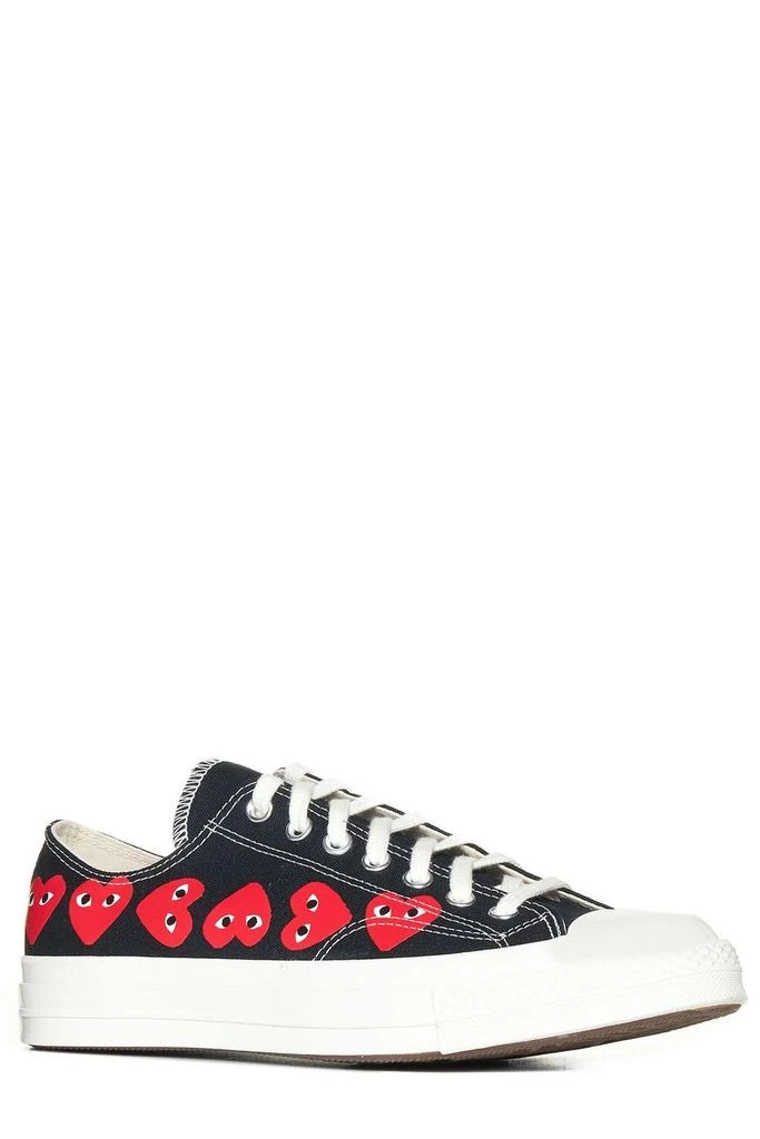 商品Comme des Garcons|Comme des Garçons Play X Converse Heart Logo Printed Low-Top Sneakers,价格¥596,第2张图片详细描述