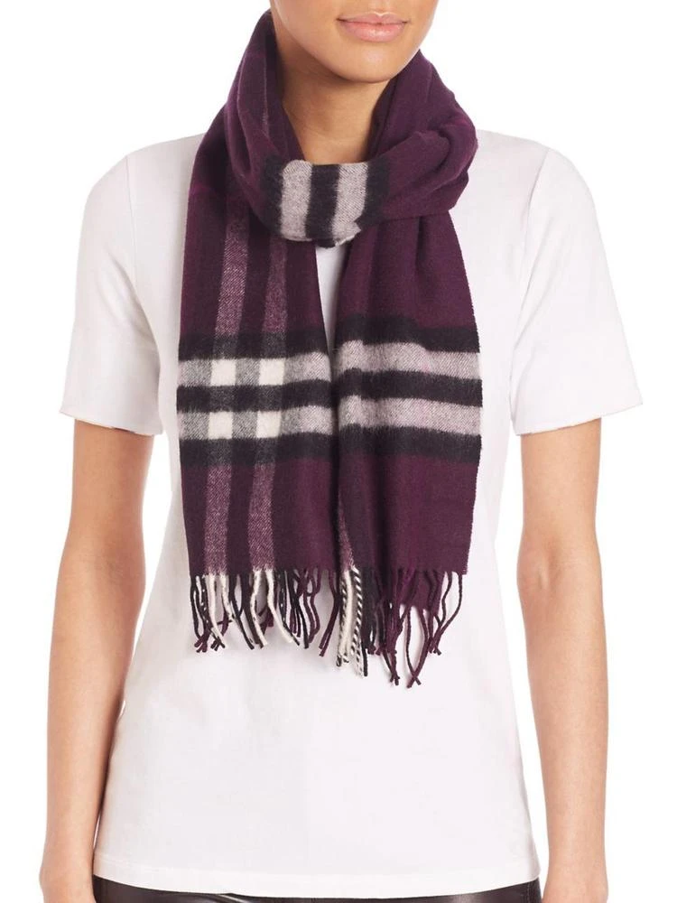 商品Burberry|Giant Check Cashmere Scarf,价格¥2282,第1张图片