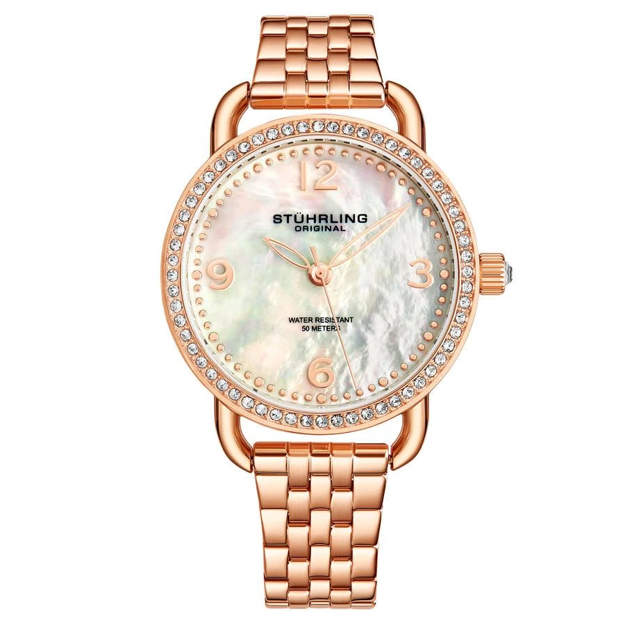 商品Stuhrling Original|Symphony Quartz Silver Dial Ladies Watch M16820,价格¥856,第1张图片