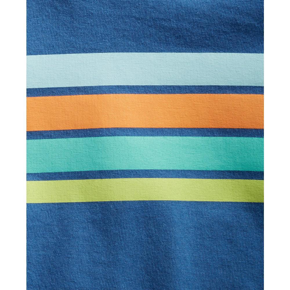 商品First Impressions|Baby Boys Vacation Stripe-Print T-Shirt, Created for Macy's,价格¥29,第5张图片详细描述