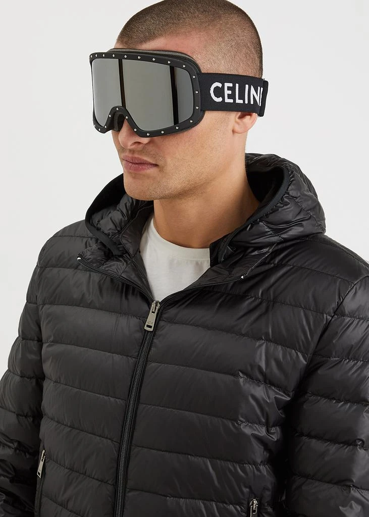 商品Celine|Black studded mirrored ski goggles,价格¥4912,第5张图片详细描述