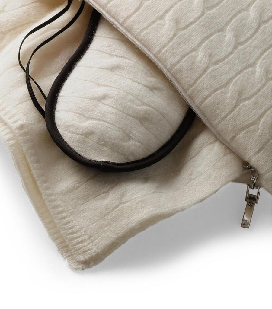 Cashmere Cable-Knit Travel Set商品第2张图片规格展示